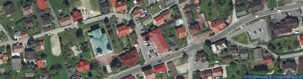 Zdjęcie satelitarne OSP Świątniki Górne