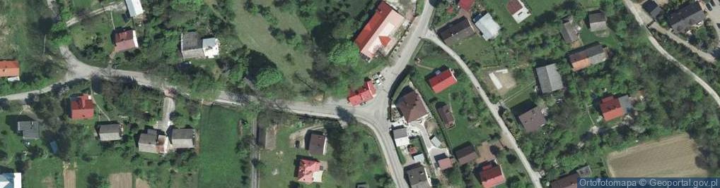 Zdjęcie satelitarne OSP Ujazd