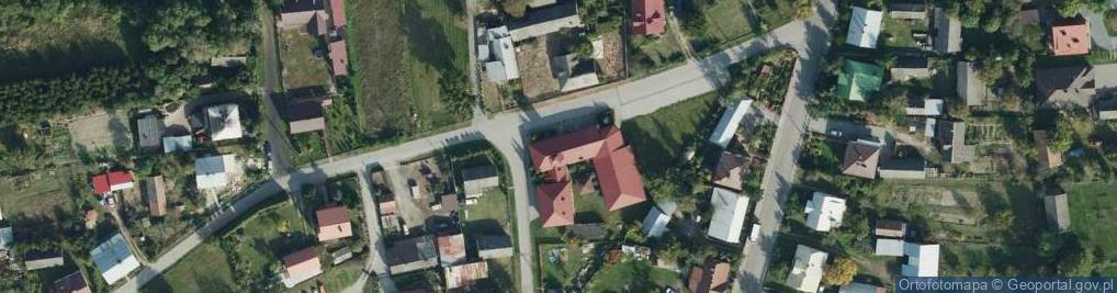 Zdjęcie satelitarne OSP w Baranowie Sandomierskim