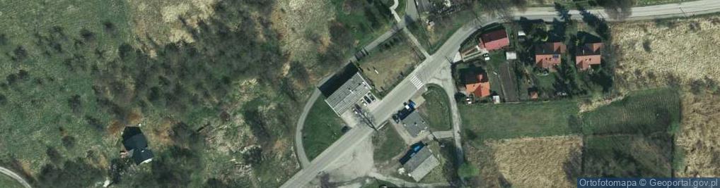 Zdjęcie satelitarne OSP w Brzoskwini