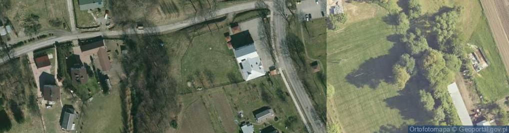 Zdjęcie satelitarne OSP w Dąbrówce