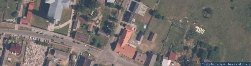Zdjęcie satelitarne OSP w Fałkowicach