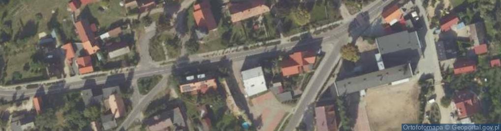 Zdjęcie satelitarne OSP w Kaszczorze