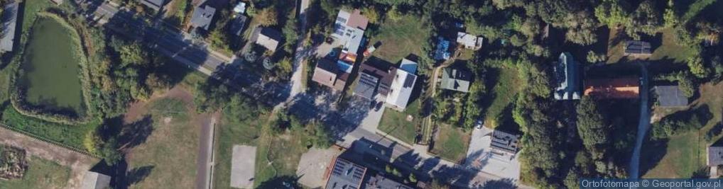 Zdjęcie satelitarne OSP w Zakrzewie