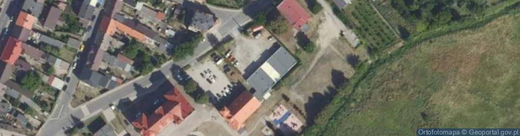 Zdjęcie satelitarne OSP Wieleń
