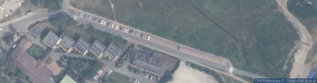 Zdjęcie satelitarne Strefa płatnego parkowania w Darłówku Wschodnim