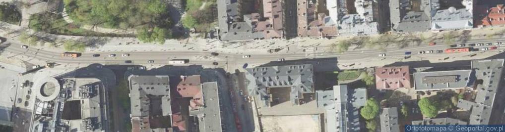 Zdjęcie satelitarne Strefa płatnego parkowania w Lublinie