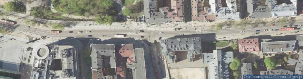 Zdjęcie satelitarne Strefa płatnego parkowania w Lublinie