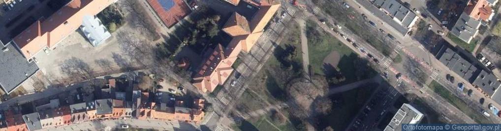 Zdjęcie satelitarne Strefa płatnego parkowania