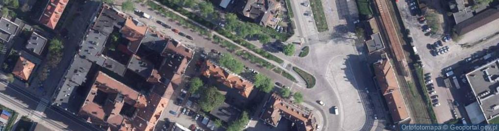 Zdjęcie satelitarne Strefa płatnego parkowania