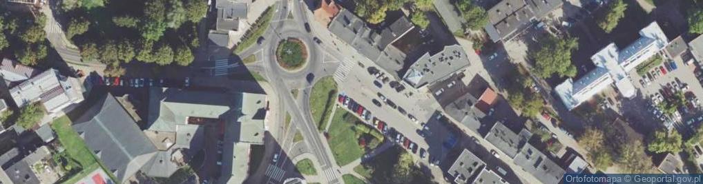 Zdjęcie satelitarne Strefa płatnego parkowania