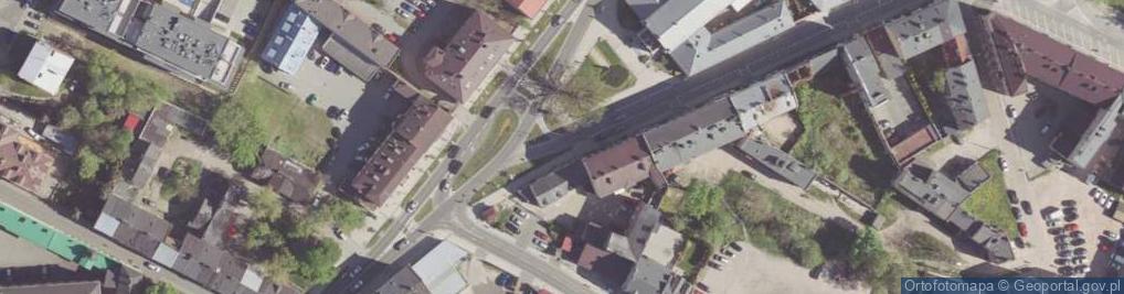 Zdjęcie satelitarne Strefa płatnego parkowania
