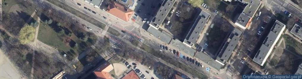 Zdjęcie satelitarne Strefa płatnego parkowania