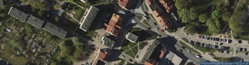 Zdjęcie satelitarne Strefa płatnego parkowania