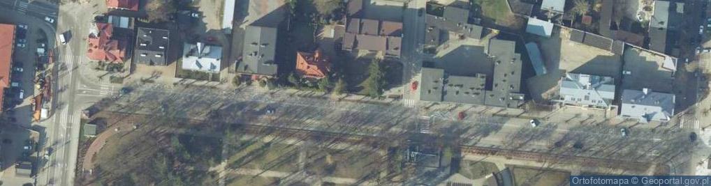 Zdjęcie satelitarne Strefa płatnego parkowania