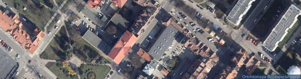 Zdjęcie satelitarne Strefa płatnego parkowania