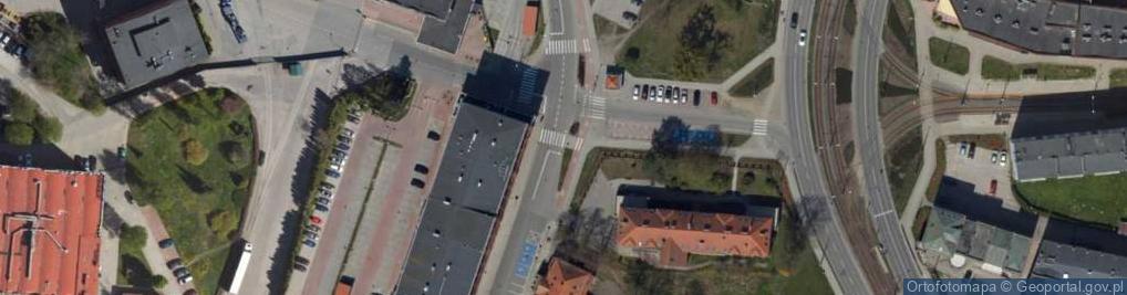 Zdjęcie satelitarne Strefa płatnego parkowania