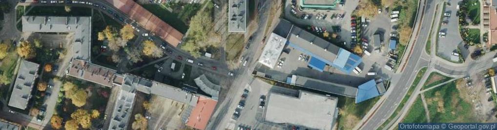 Zdjęcie satelitarne Strefa płatnego parkowania