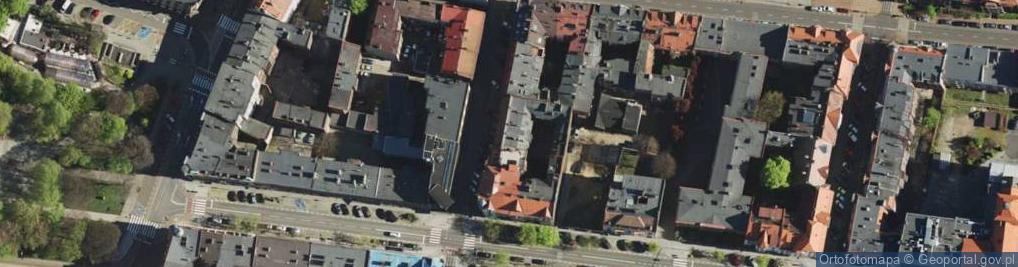 Zdjęcie satelitarne Yami Vegan Sushi Katowice
