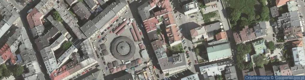 Zdjęcie satelitarne Synagoga Chasydów z Bobowej