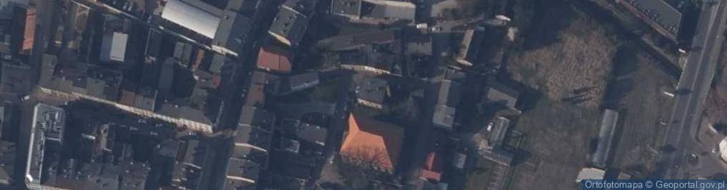 Zdjęcie satelitarne Synagoga