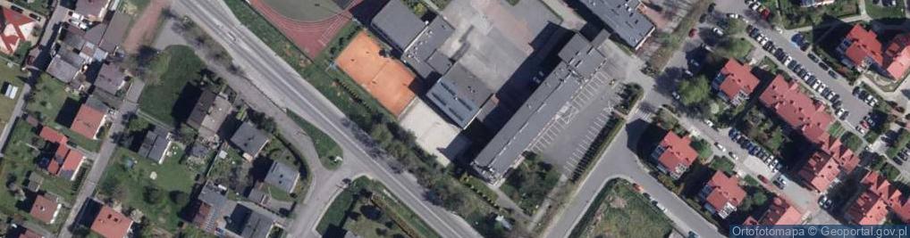 Zdjęcie satelitarne Branżowa Szkoła I Stopnia Nr 2 Im. Rtm. Witolda Pileckiego W Wodzisławiu Śląskim