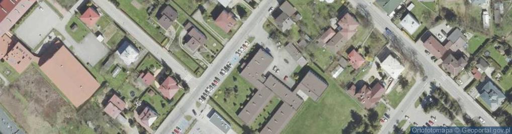 Zdjęcie satelitarne Branżowa Szkoła I Stopnia Nr 3 W Gorlicach