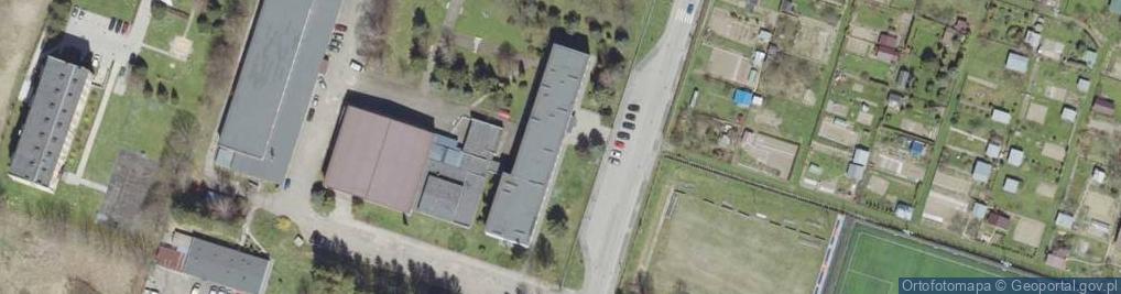 Zdjęcie satelitarne Branżowa Szkoła I Stopnia Nr 3 W Sanoku