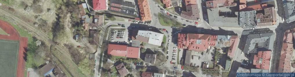 Zdjęcie satelitarne Branżowa Szkoła I Stopnia Nr 5 Im. Zenona Remiego W Nowym Sączu