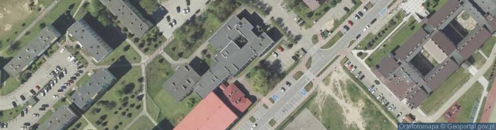 Zdjęcie satelitarne Szkoła Policealna Add w Ostrołęce