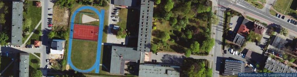 Zdjęcie satelitarne Łowickie Centrum Kształcenia Ustawicznego Województwa Łódzkiego