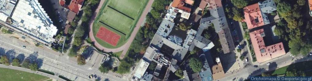 Zdjęcie satelitarne Małopolskie Centrum Edukacji Florystycznej - Placówka Kształcenia Ustawicznego