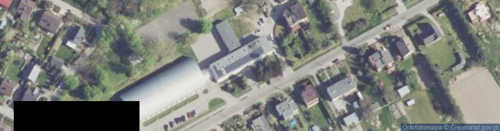 Zdjęcie satelitarne Publiczna im. Juliusza Słowackiego w Łosiowie