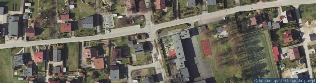 Zdjęcie satelitarne Publiczna Szkoła Podstawowa Im. Bohaterów Oświęcimskich W Rudziczce