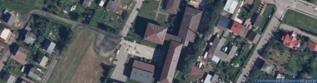 Zdjęcie satelitarne Samorządowa Szkoła Podstawowa Im. Andrzeja Zamoyskiego W Bieżuniu