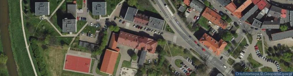 Zdjęcie satelitarne SP nr 1 im. Króla Bolesława Chrobrego