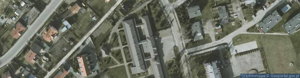 Zdjęcie satelitarne SP nr 1 im. Króla Bolesława Chrobrego