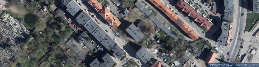 Zdjęcie satelitarne SP nr 20 im. gen. Stefana Grota-Roweckiego