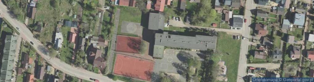 Zdjęcie satelitarne SP nr 28 im. Konstantego Ildefonsa Gałczyńskiego