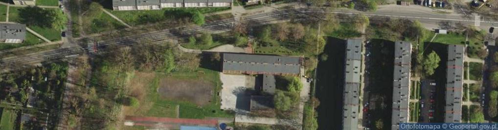 Zdjęcie satelitarne SP nr 8 im. J. Kawalca