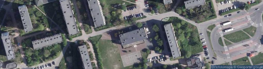 Zdjęcie satelitarne Społeczna Szkoła Podstawowa Im. Juliusza Słowackiego