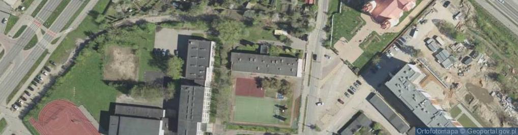 Zdjęcie satelitarne Społeczna Szkoła Podstawowa Nr 2 W Białymstoku