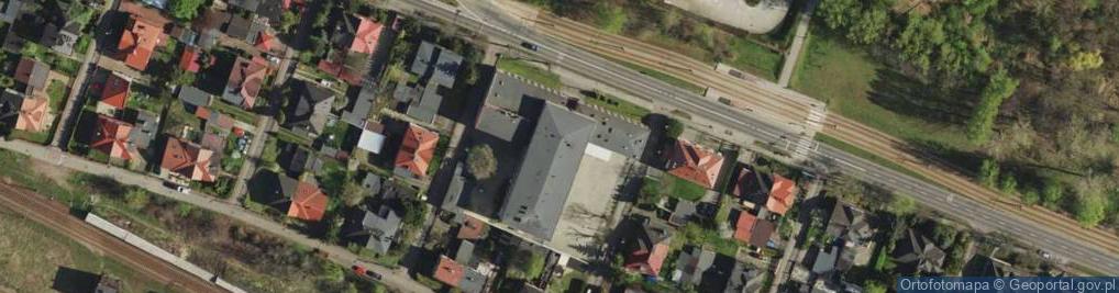 Zdjęcie satelitarne Społeczna Szkoła Podstawowa Omega Im. Górnośląskich Noblistów W Katowicach