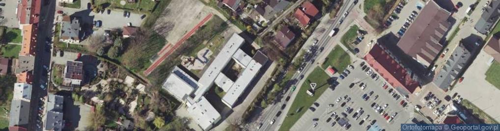 Zdjęcie satelitarne Szkoła Podstawowa Nr 1 Im. Królowej Jadwigi W Oświęcimiu