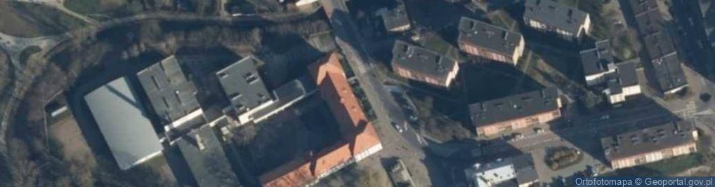 Zdjęcie satelitarne Szkoła Podstawowa Nr 1 Im Mjra Henryka Sucharskiego W Drawsku Pomorskim