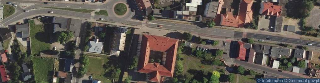 Zdjęcie satelitarne Szkoła Podstawowa Nr 1 Im. Zofii Urbanowskiej W Koninie