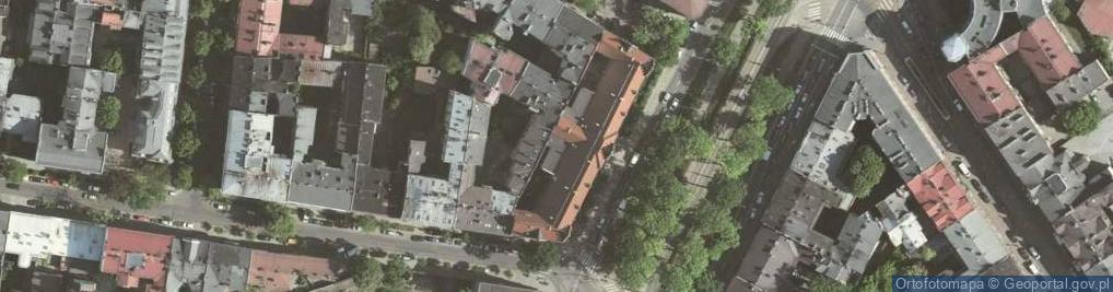 Zdjęcie satelitarne Szkoła Podstawowa Nr 16 Im. Jana Śniadeckiego W Krakowie