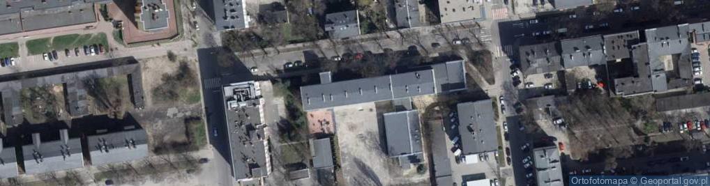 Zdjęcie satelitarne Szkoła Podstawowa Nr 170 Im. Anieli Krzywoń