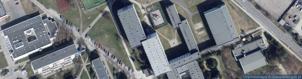 Zdjęcie satelitarne Szkoła Podstawowa Nr 184 Im. Ludwika Waryńskiego