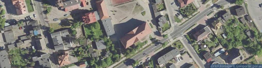 Zdjęcie satelitarne Szkoła Podstawowa Nr 2 Im. Kardynała Stefana Wyszyńskiego Prymasa Tysiąclecia W Nakle nad Notecią